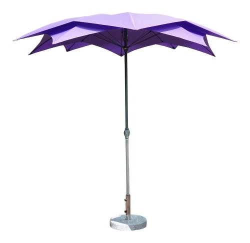 Afbeelding Leco parasol Bloei Paars Ã˜ 270 cm door Wohi.nl