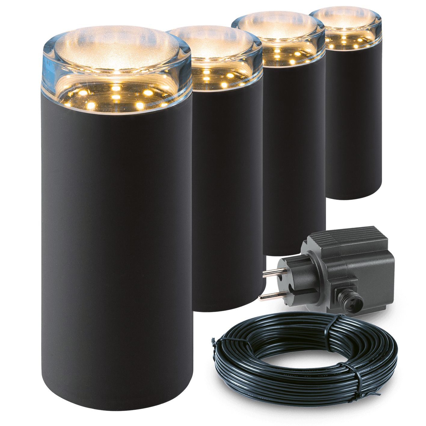 Afbeelding Garden Lights Tuinlamp set Linum LED 4 Stuks door Wohi.nl