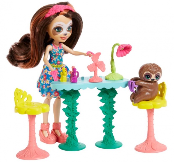 Afbeelding Enchantimals Thema Nagelsalon Luiaard (5766509) door Wohi.nl