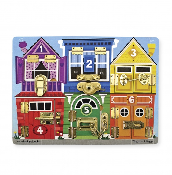 Afbeelding Melissa & Doug grendelbord door Wohi.nl