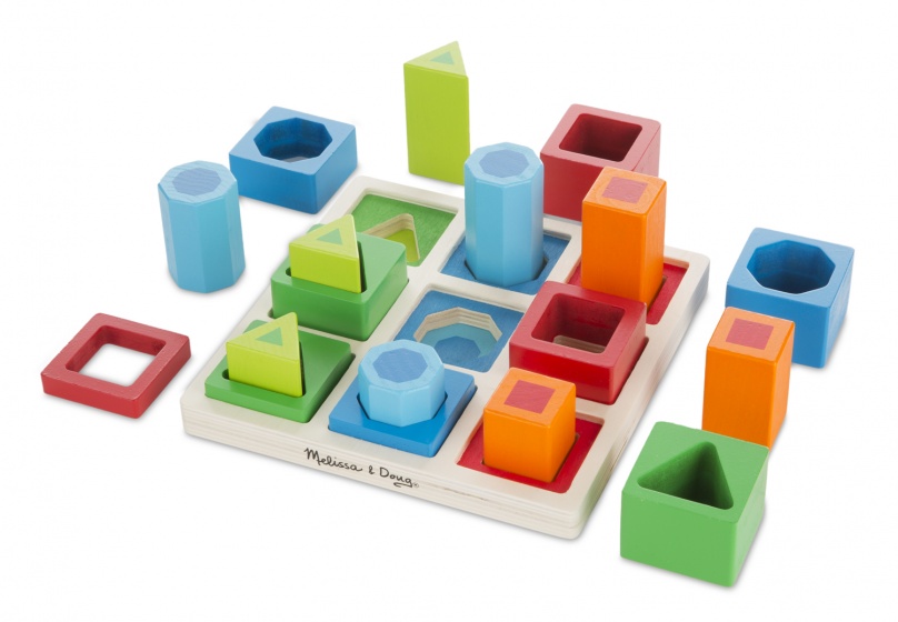 Afbeelding Melissa & Doug vormenstoof 19-delig door Wohi.nl