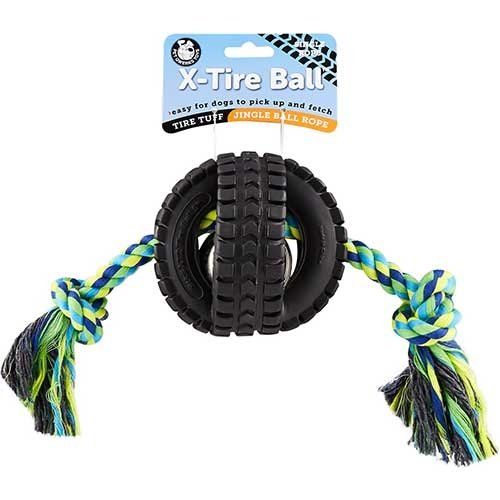 Pet Qwerks Jingle X-Tire Ball L