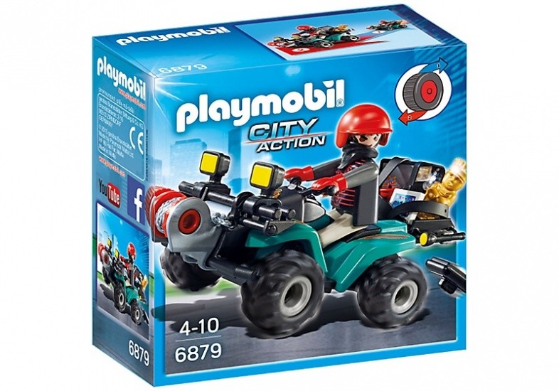 Afbeelding Playmobil 6879 Bandiet En Quad Met Lier door Wohi.nl