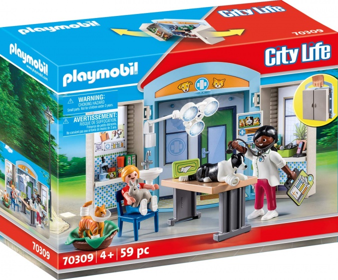 Afbeelding Playmobil 70309 Speelbox Dierenarts (4370309) door Wohi.nl