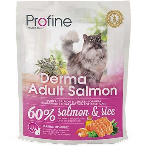 Afbeelding Profine Derma Adult Salmon 300g / 2kg / 10kg 300 g Kattenvoer door Wohi.nl