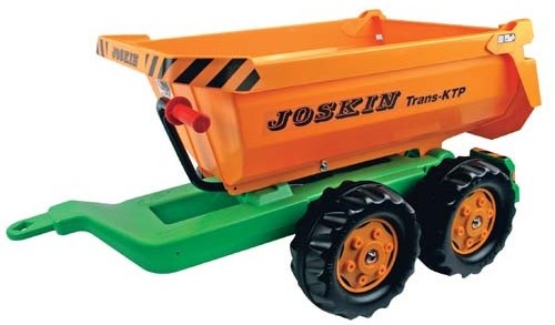 Rolly Toys aanhanger RollyHalfpipe Joskin junior oranje