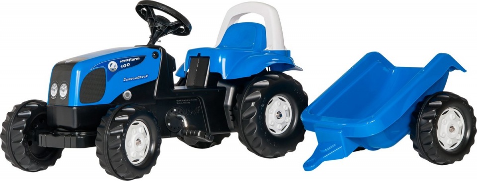 Afbeelding Traptractor Rollykid Landini Met Aanhanger door Wohi.nl