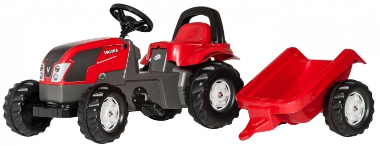 Traptractor Rolly Toys Valtra Met Aanhanger