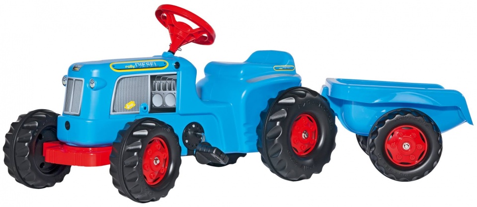 Traptractor Rollykid Classic Blauw