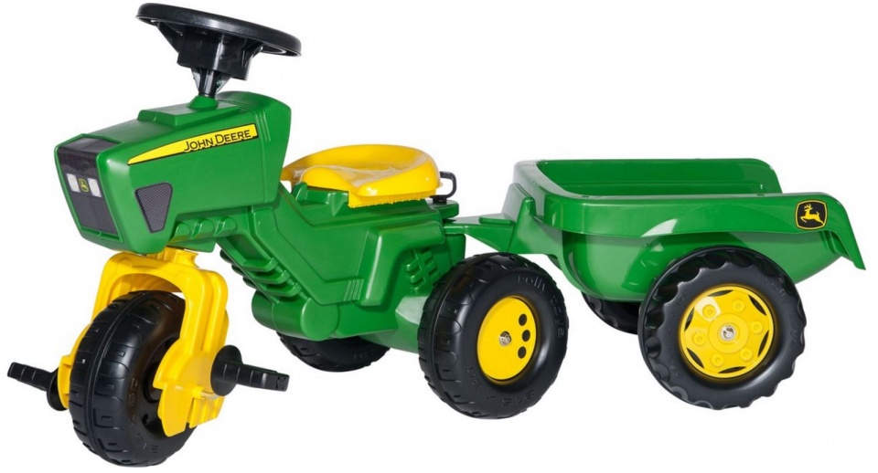 Rolly Toys traptractor RollyTrac John Deere junior groen