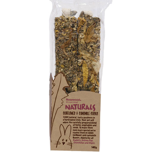 Afbeelding 140 gr Rosewood naturals zonnebloem/kamille sticks door Wohi.nl