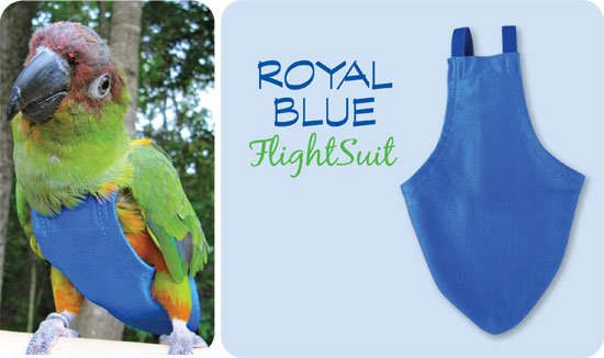 Afbeelding Flightsuit papegaaienluier Medium Blauw door Wohi.nl