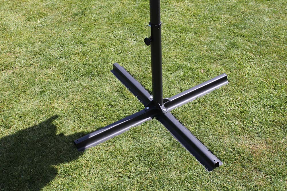 Leco kruisvoet voor ovale parasol 100x100x50