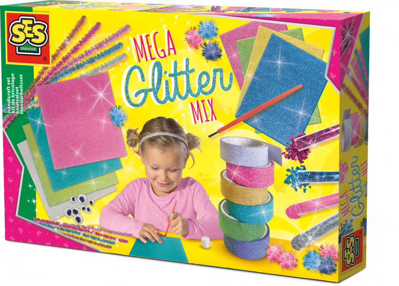 Afbeelding Ses Mega Glitter Knutselset door Wohi.nl