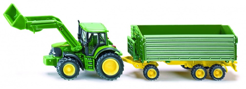Tractor Siku John Deere Met Aanhanger