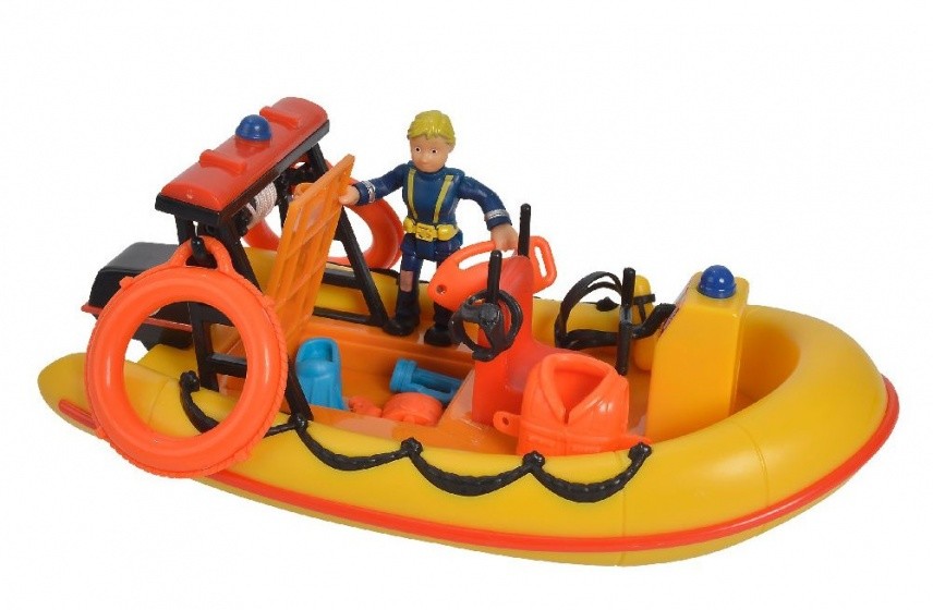 Badspeelgoed Brandweerman Sam Boot Neptune Met Figuur