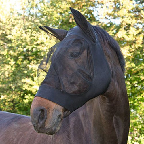 Vliegenmasker FinoStretch Zwart | Pony