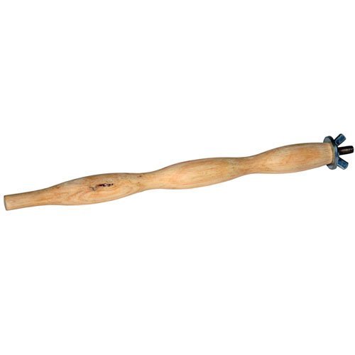 Ergonomische houten zitstok