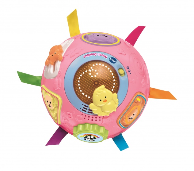 VTech draaibal Dieren roze