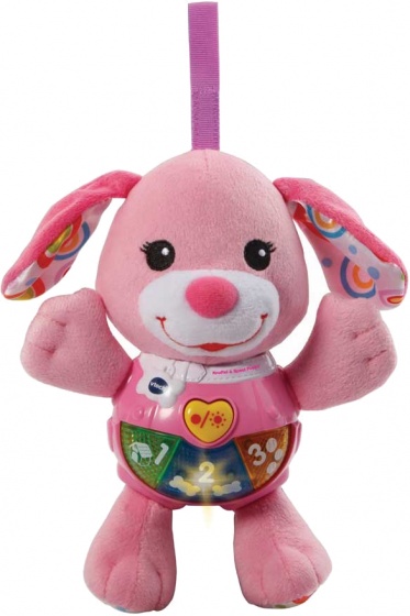 VTech knuffel en speel puppy roze