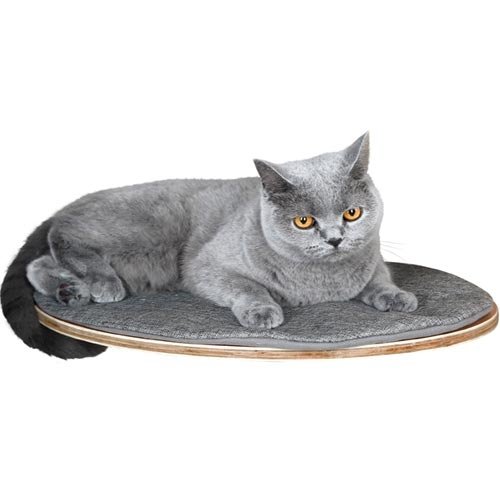 Afbeelding Kerbl Wandgemonteerd kattenbed Tofana 35x50 cm grijs 81543 door Wohi.nl